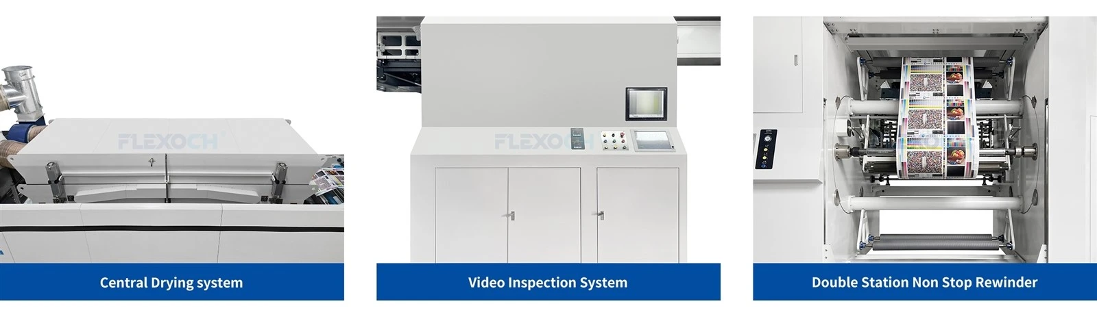 Gearless flexo printing machine detail_02 Gearless flexo printing machine detail_02