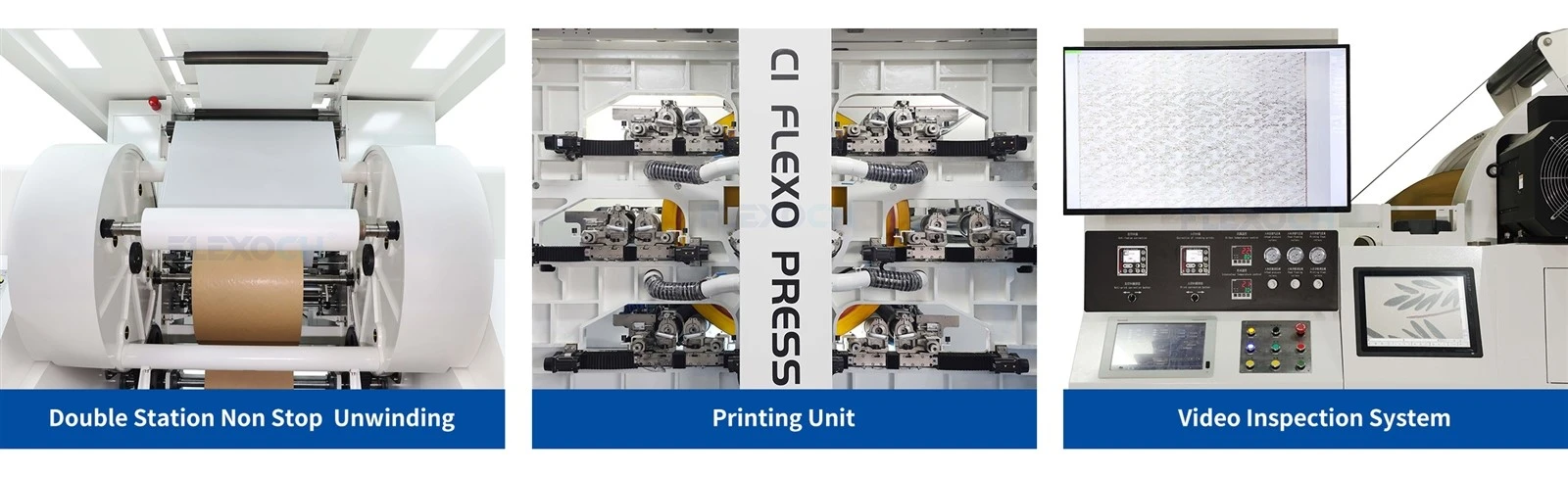 Gearless Flexographic Printing Machine Details Gearless Flexographic Printing Machine Details